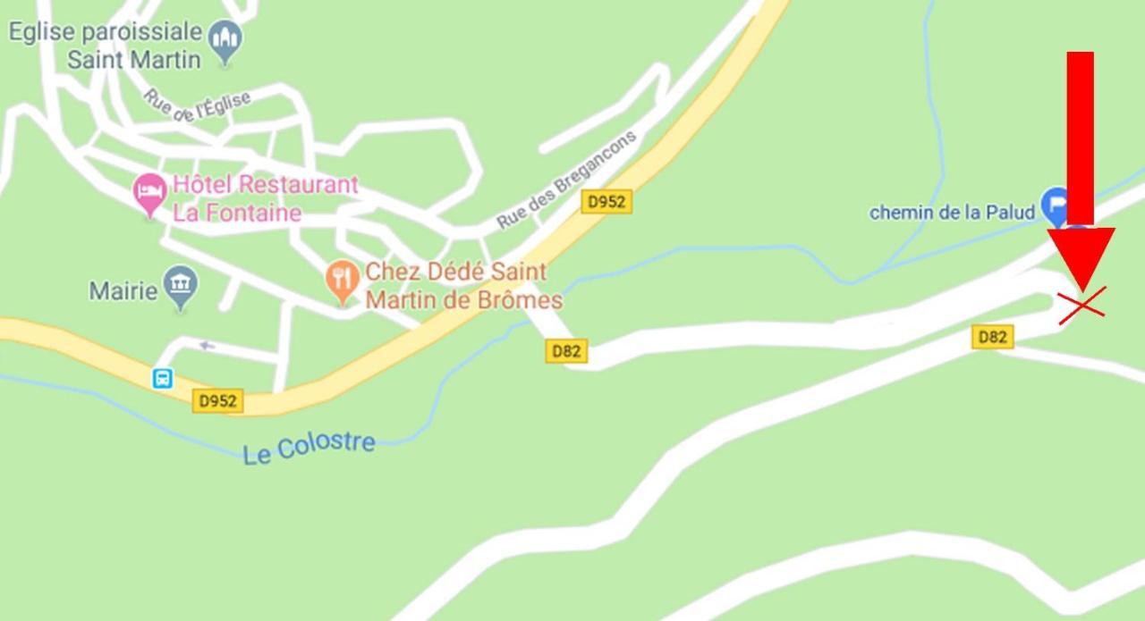 Saint-Martin-de-BrômesL'Establounアパートメント エクステリア 写真